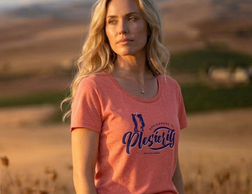 Afrikaners is Plesierig Vintage Dames T-Hemp