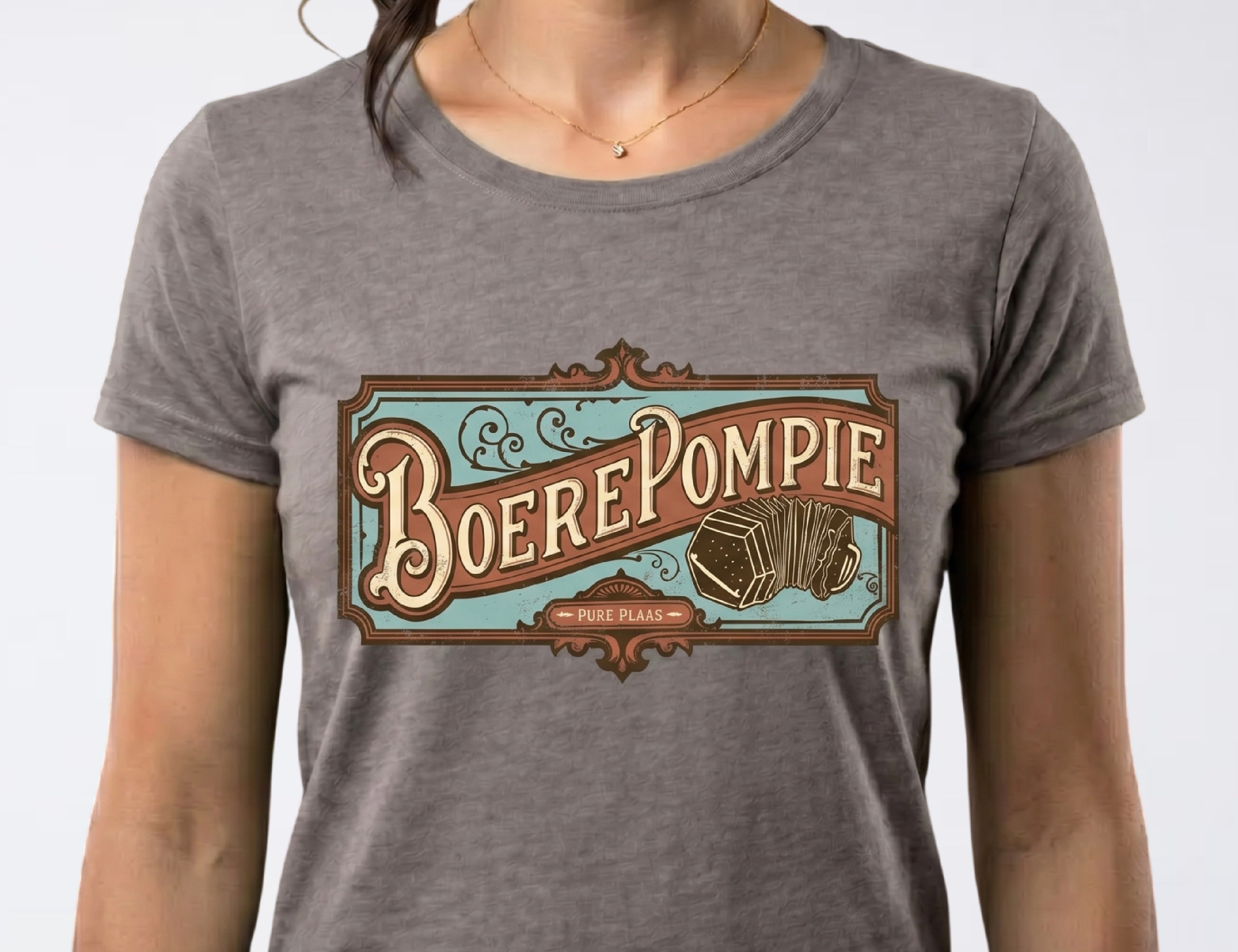 Boerepompie Vintage Dames T-Hemp